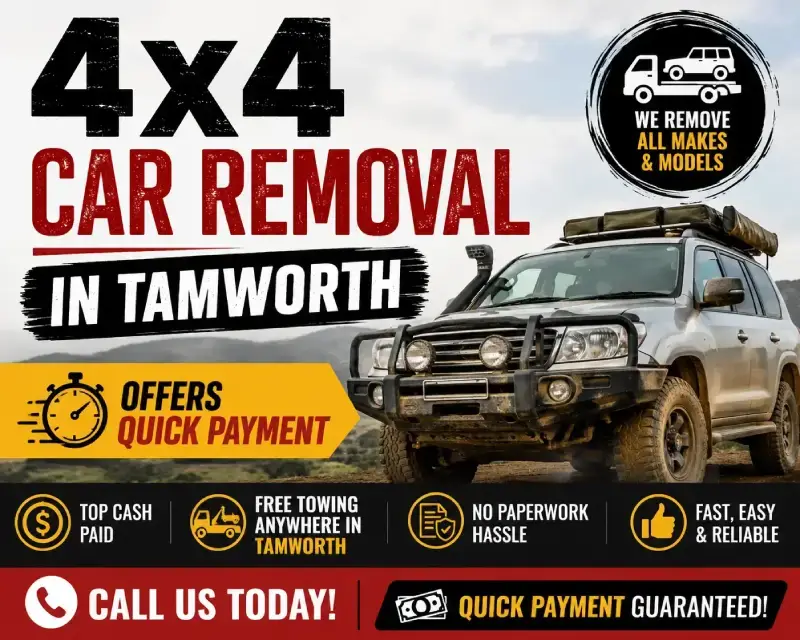 Car removal Tamworth – quick cash payment on the spot