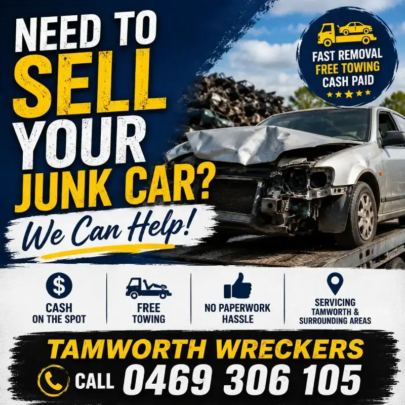 Wreckers Tamworth – need to sell your junk car
